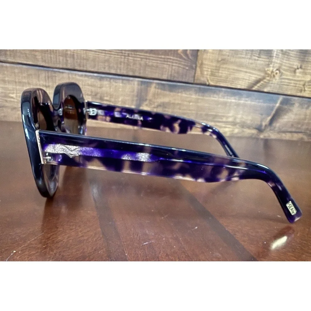 I-SEA Anthropologie Sunglasses Alanna Brown & Plum Turtle 29164062